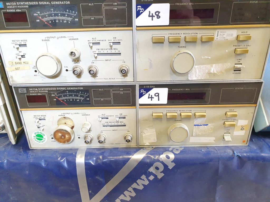 HP 8672A synthesised signal generator, 2-18GHz