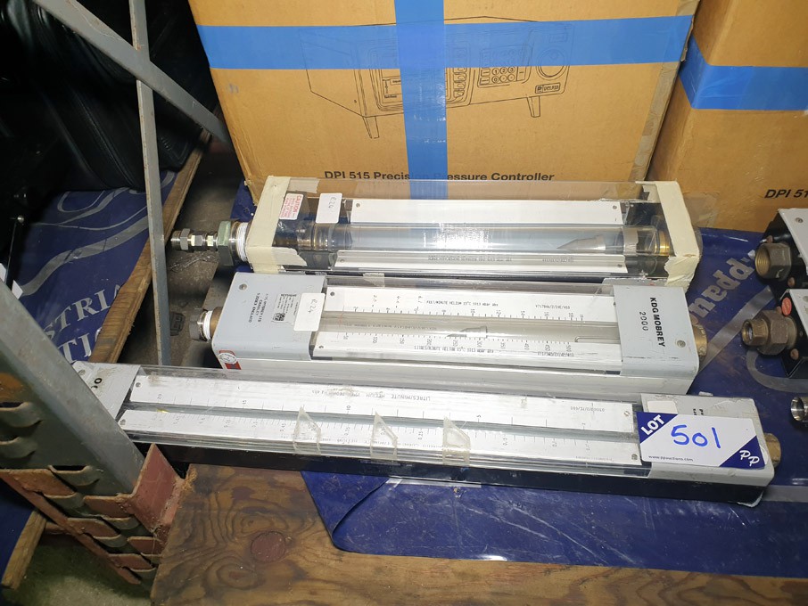3x KDG Mobrey flowmeters - lot located at: PP Sale...