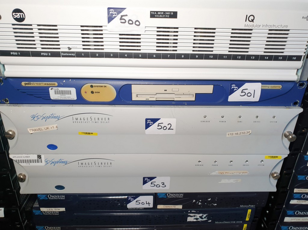 360 Systems image server broadcast time delay