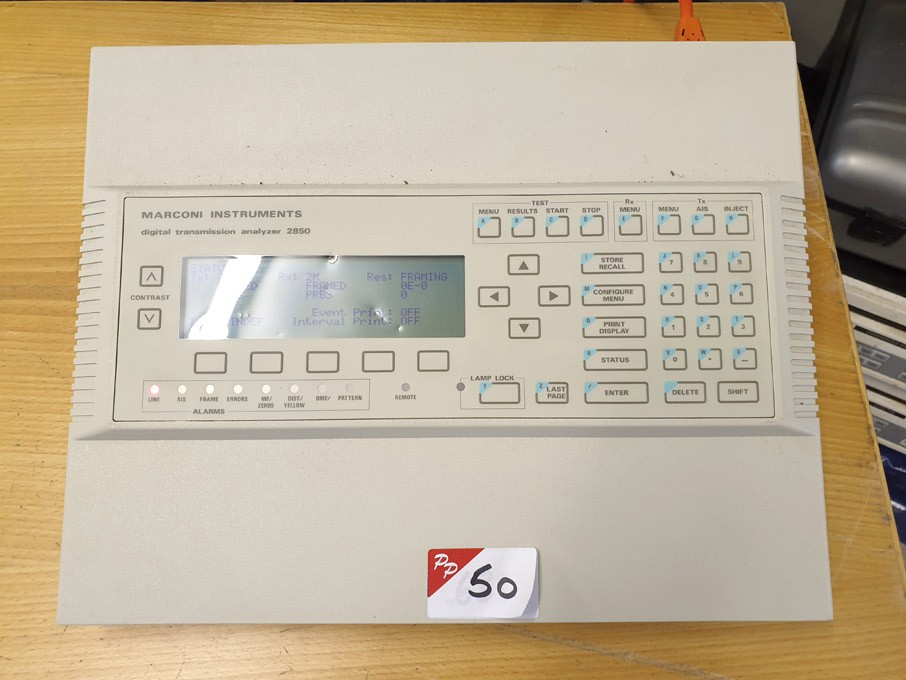 Marconi 2850 digital transmission analyser - lot l...