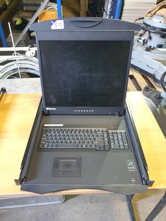 Raritan T1900 rack mount monitor, keyboard
