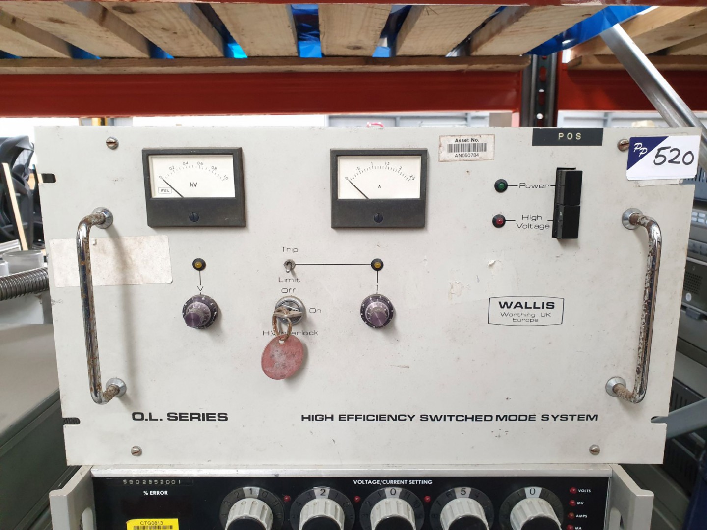 Wallis OL02/2.5p PSU 0-1kv, 0-2.5A (B728)