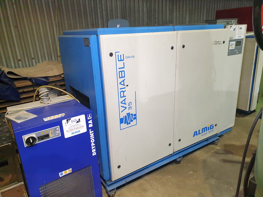 AL Mig 35 variable drive compressor, 1250-6000rpm,...