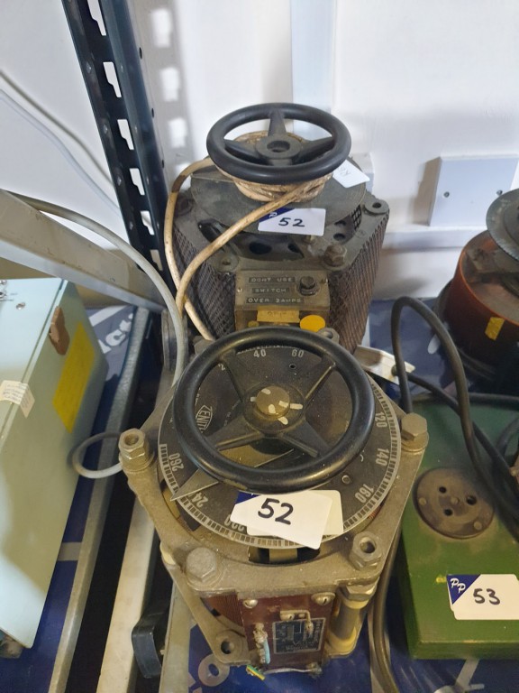 2x Claude Lyons (Zenith) 8amp variac