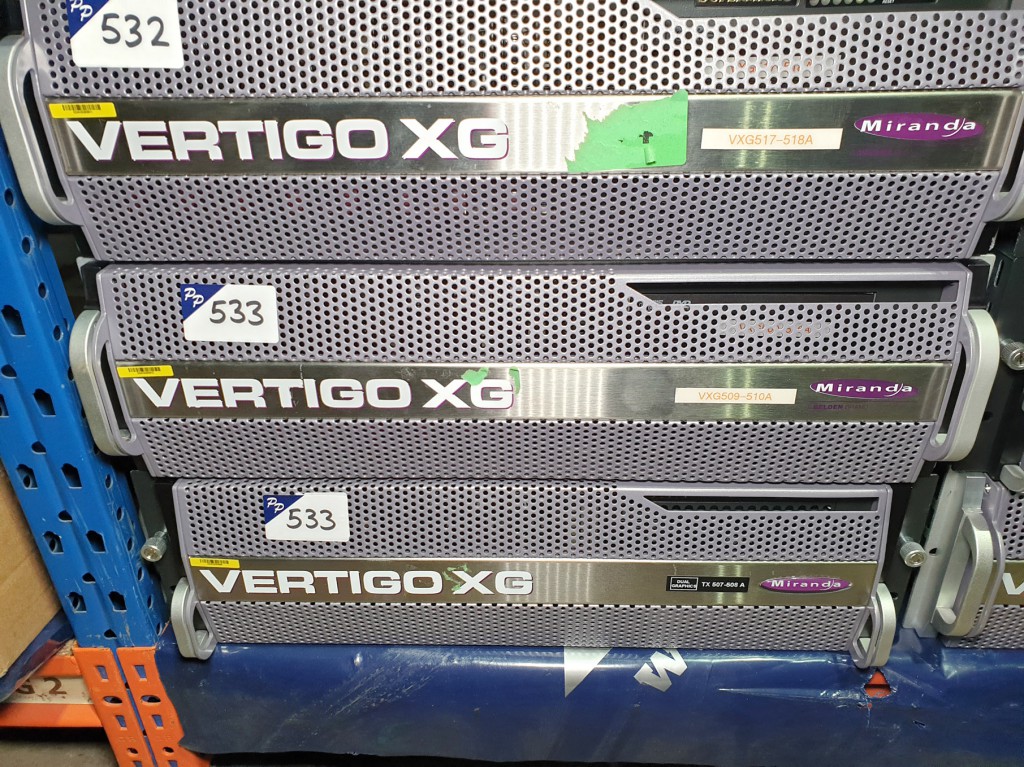 2x Miranda Vertigo XG servers