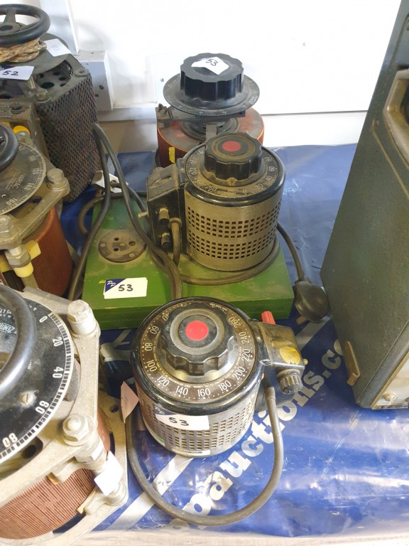2x Zenith 2amp variac &, 1x Berco variac