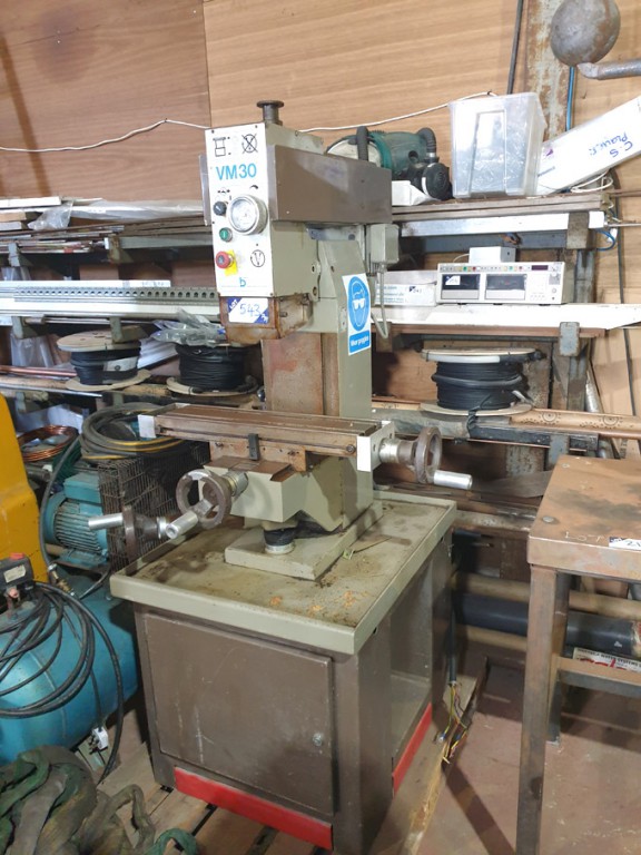 Boxford VM30 milling machine, 600x150mm table - lo...