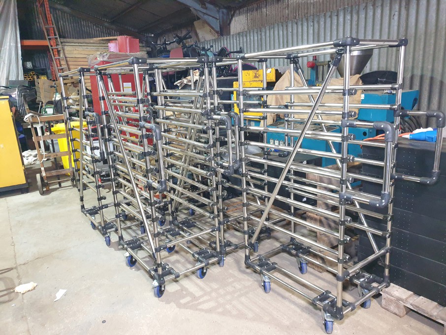 9x Trilogiq mobile trolleys (interchangeable) - lo...