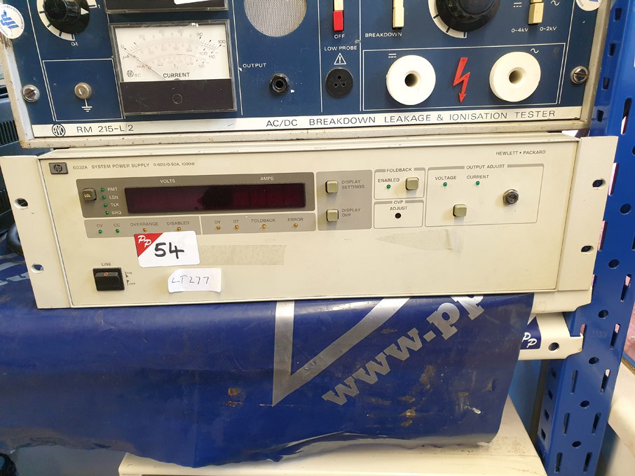 HP 6032A system power supply, 0-60v / 0-50A, 1000W...