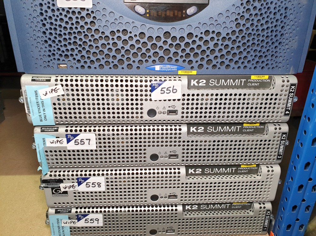 Grass Valley K2 summit production client server