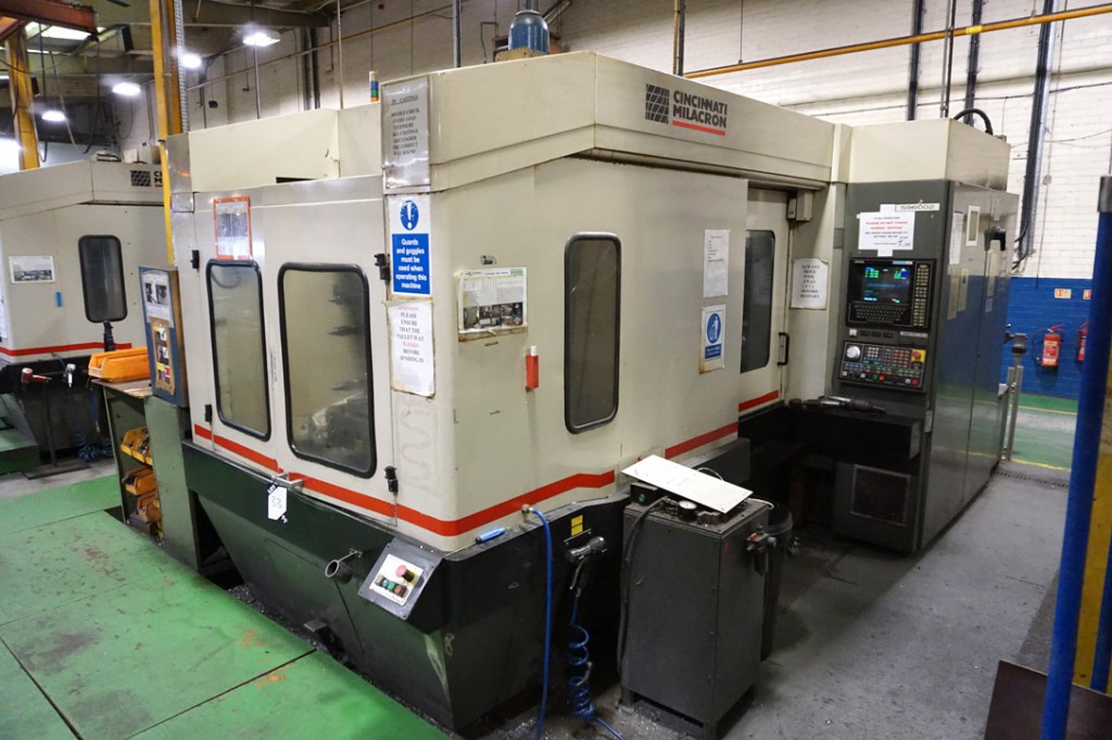 Cincinnati Milacron Maxim 630 CNC twin pallet HMC,...