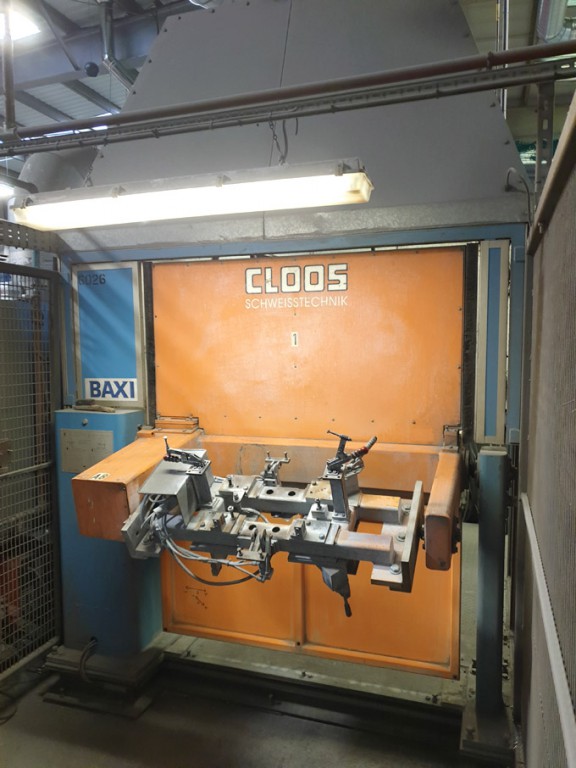 Cloos HWR-3DP-1200N-1250mm automatic welding stati...