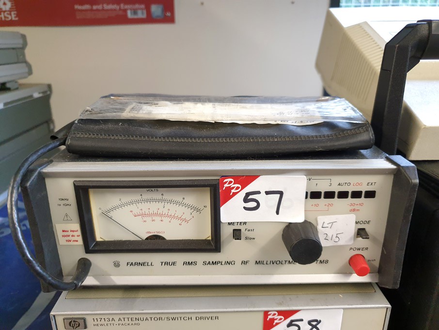 Farnell TM8 true rms sampling RF millivoltmeter -...