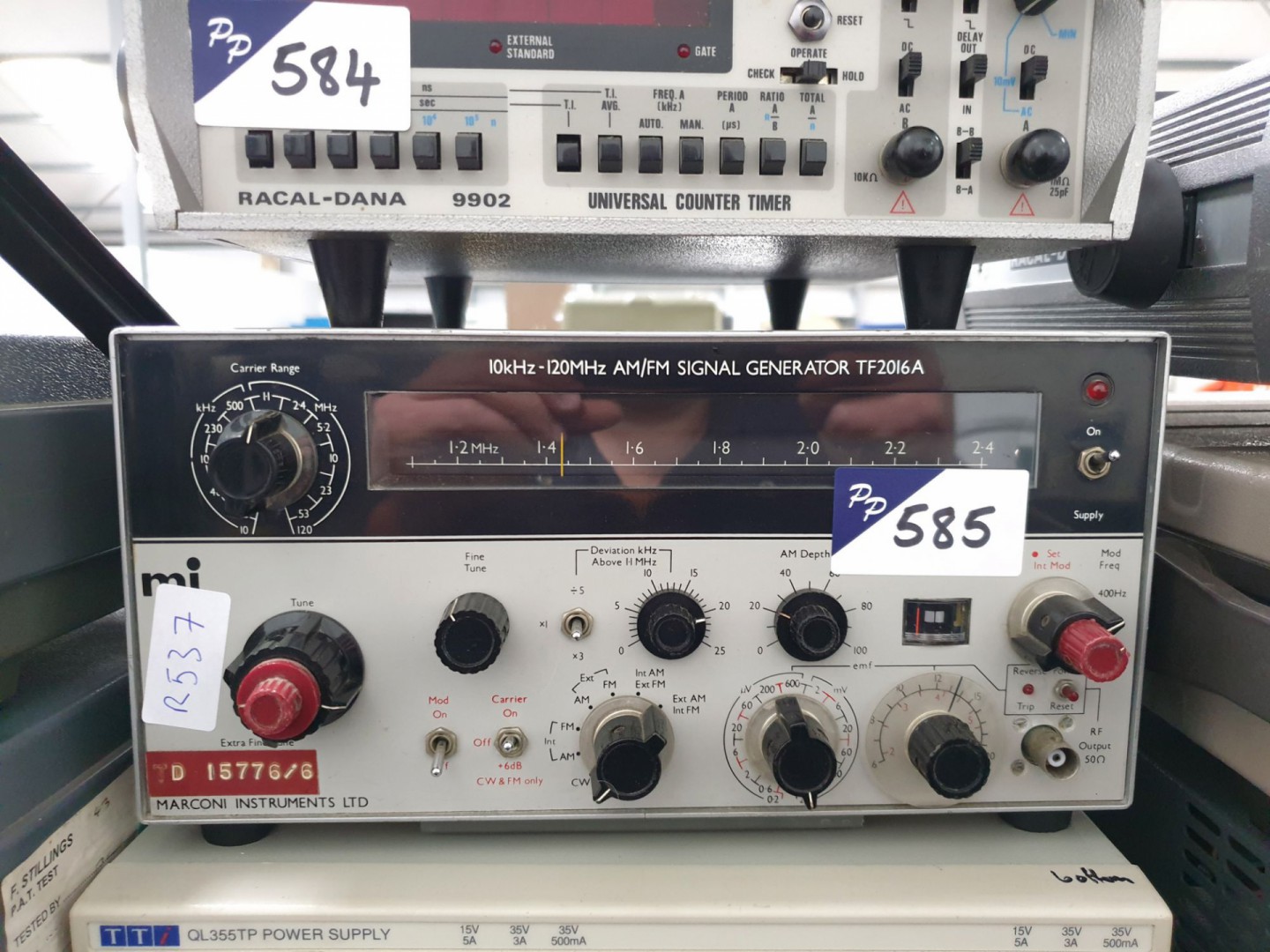 Marconi 2016A AM/FM signal generator, 10kHz-120MHz...