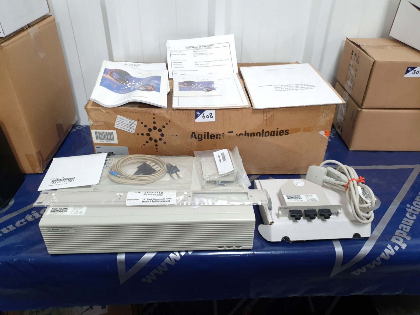 Agilent J5490A Lan probe with accessories & manual...