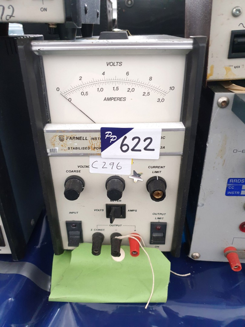 Farnell L10-3C PSU, 0-10v / 0-3A (C296)