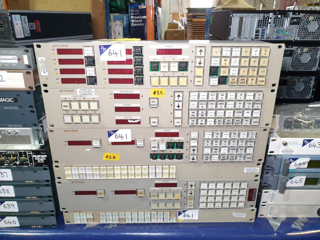 6x various Pro-Bel panels inc: 6276, 6277, 6284 et...