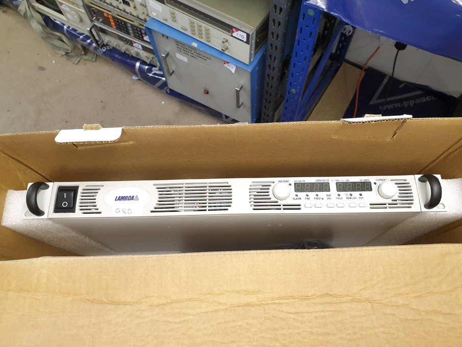 Lambda Gen 100-15 programmable PSU, 0-100v, 0-15A...