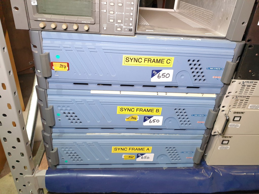 3x Snell & Wilcox IQ kudos housing frames