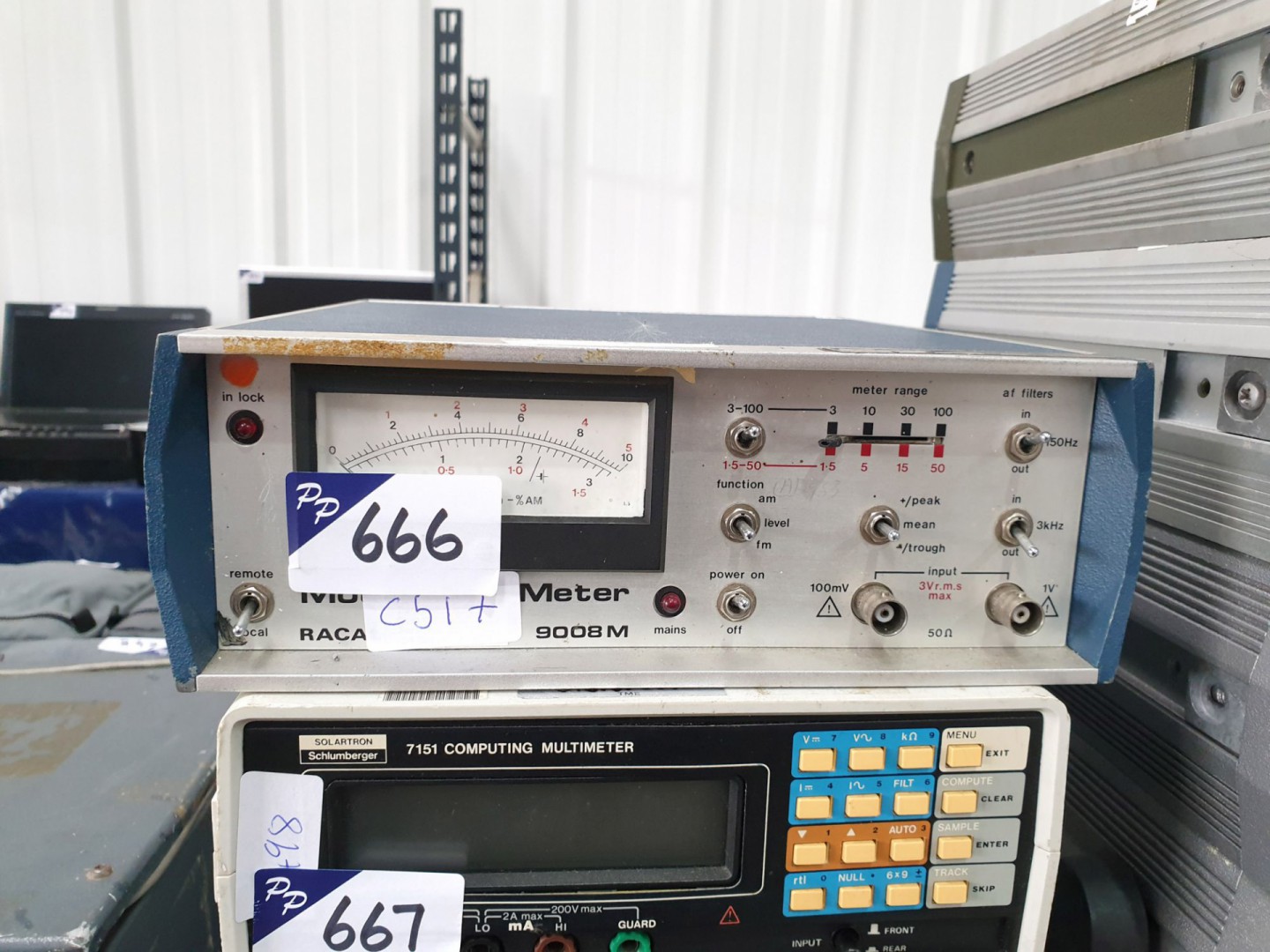 Racal 9008M mod meter, AM/FM (C517)