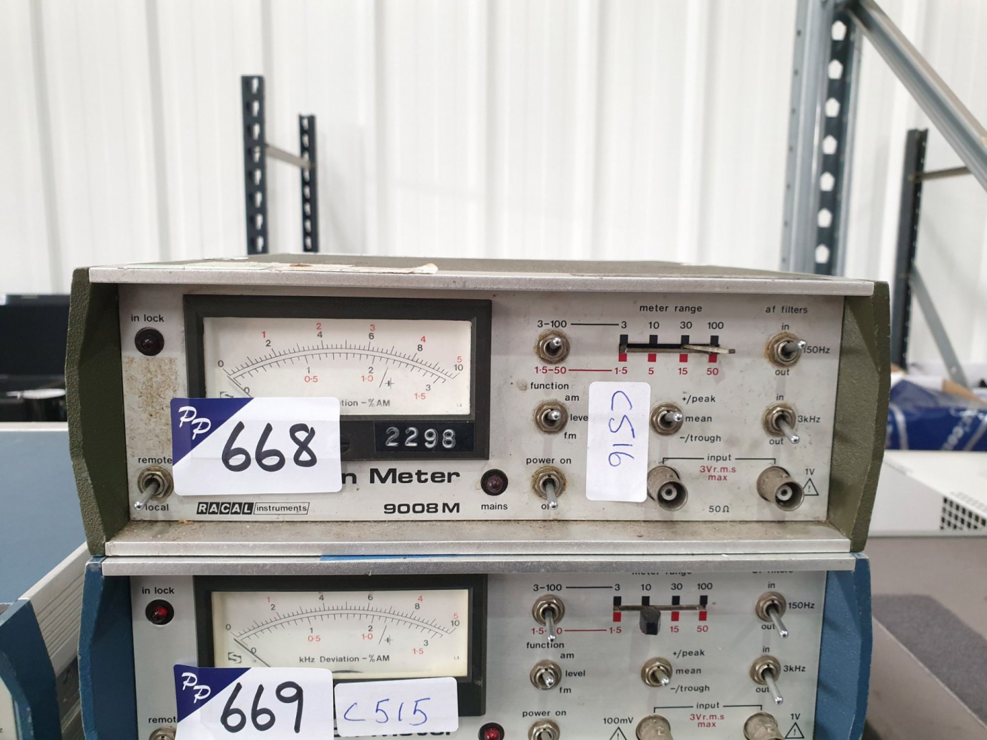 Racal 9008M mod meter, AM/FM (C516)