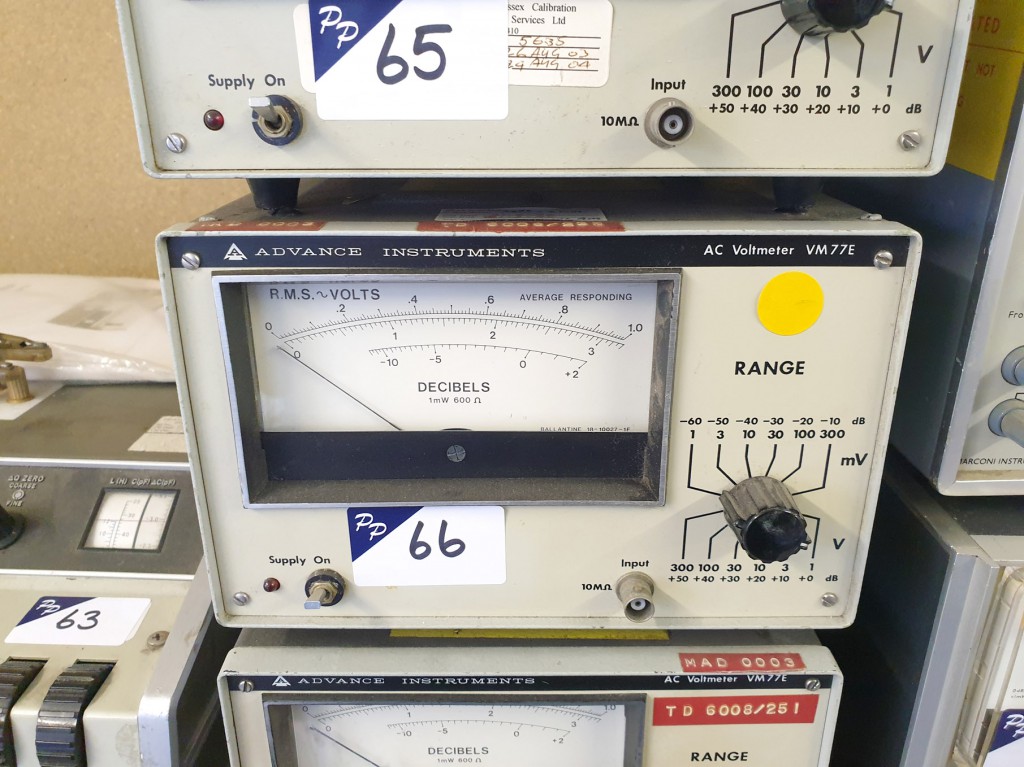 Advance VM77E AC millivoltmeter