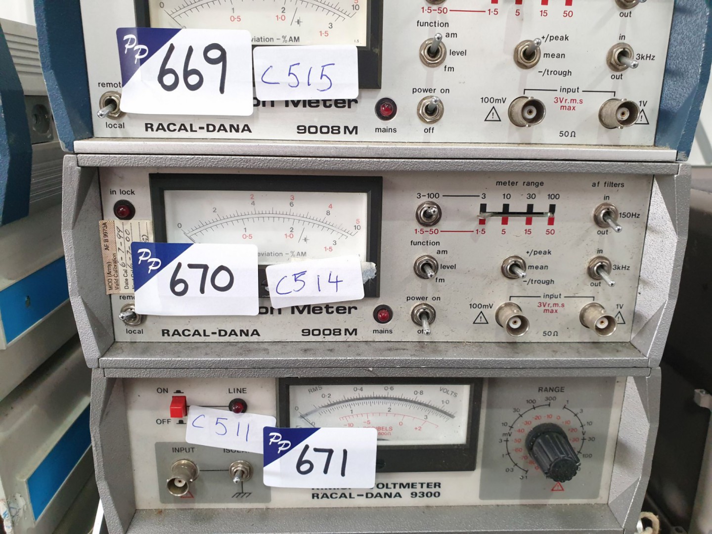Racal 9008M mod meter, AM/FM (C514)
