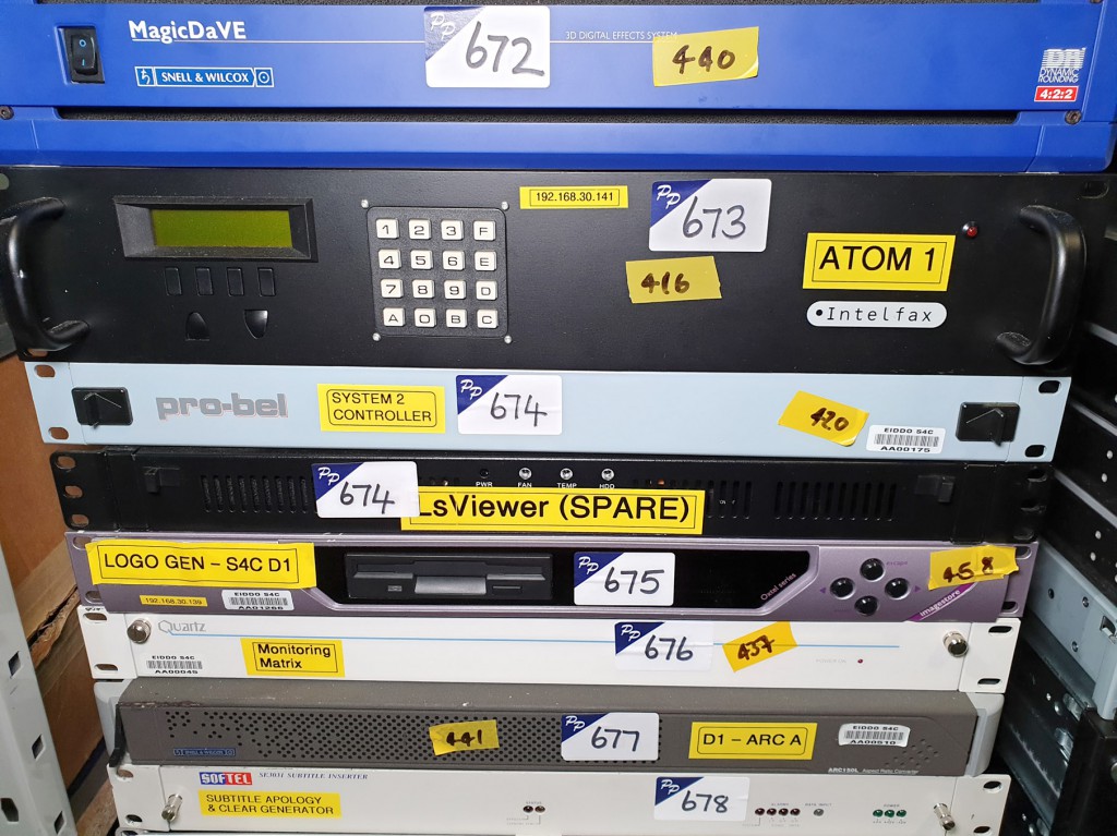 Pro-Bel 6284 rack type frame, rack type server