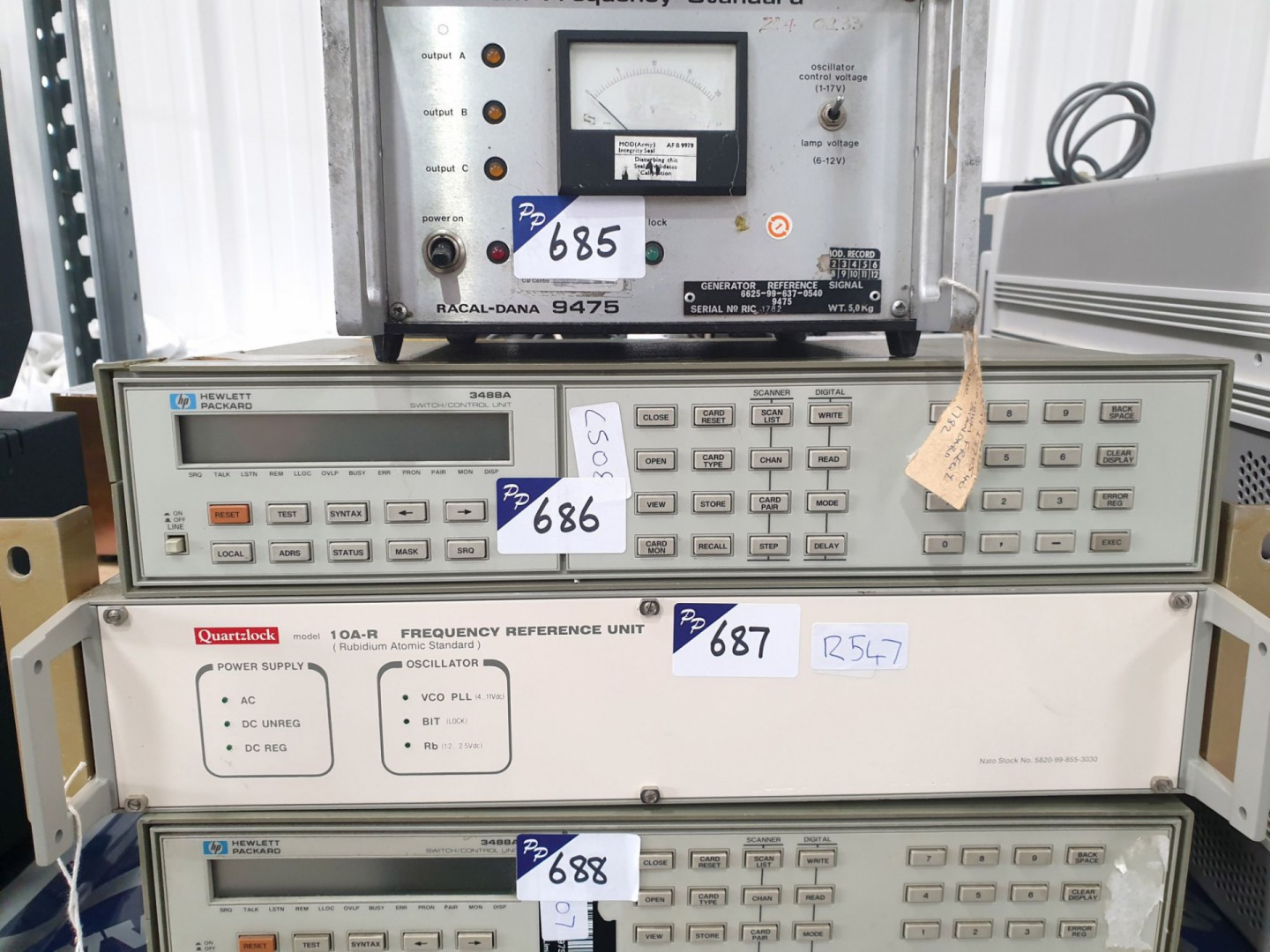 HP 3488A switch control unit with 44471A & 44474A...
