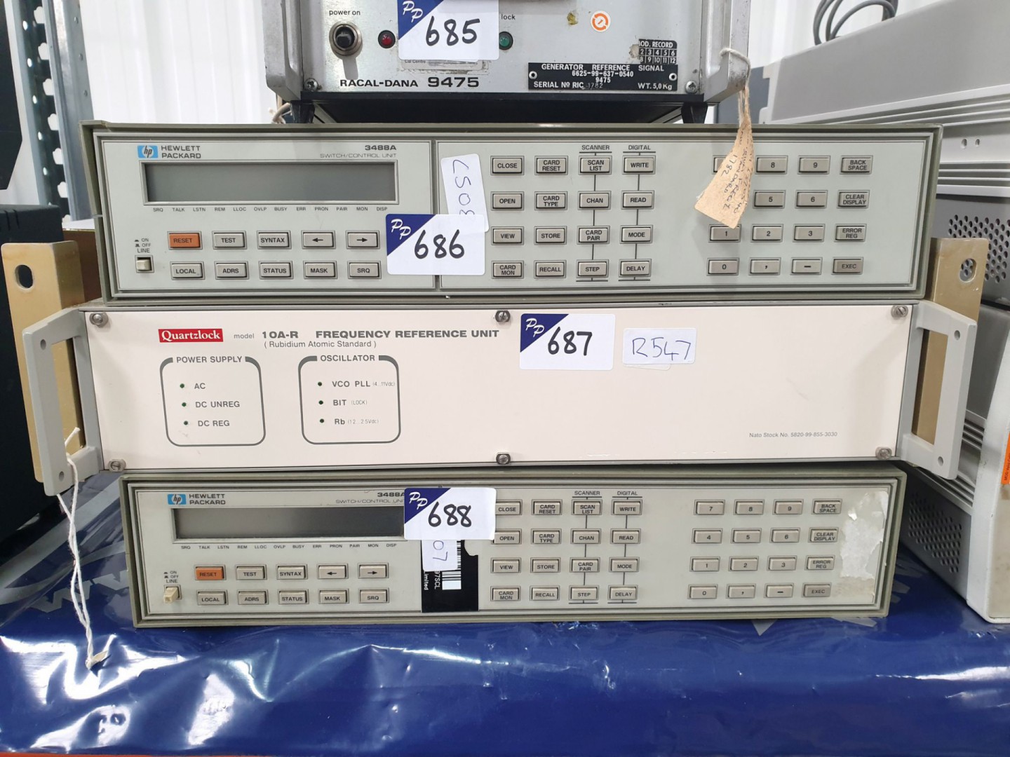 Quartzlock 10A-R Rubidium frequency standard, 10MH...