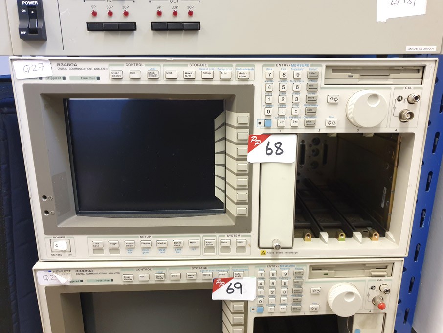HP 83480A digital comms analyser - lot located at:...