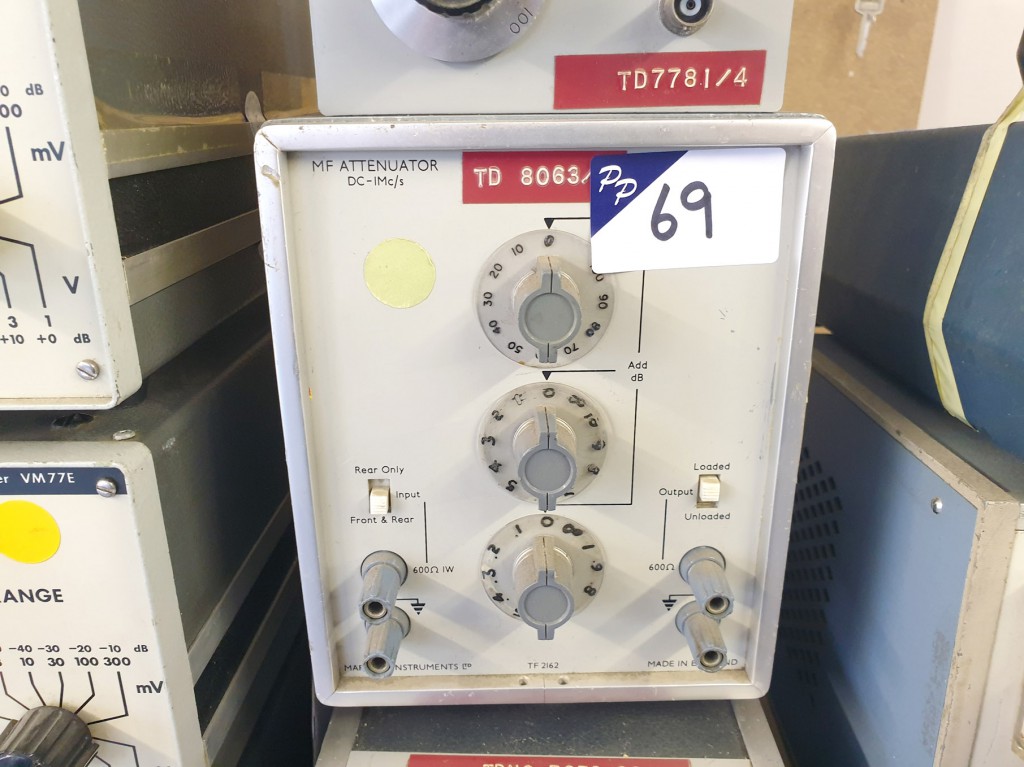 Marconi TF2162 attenuator