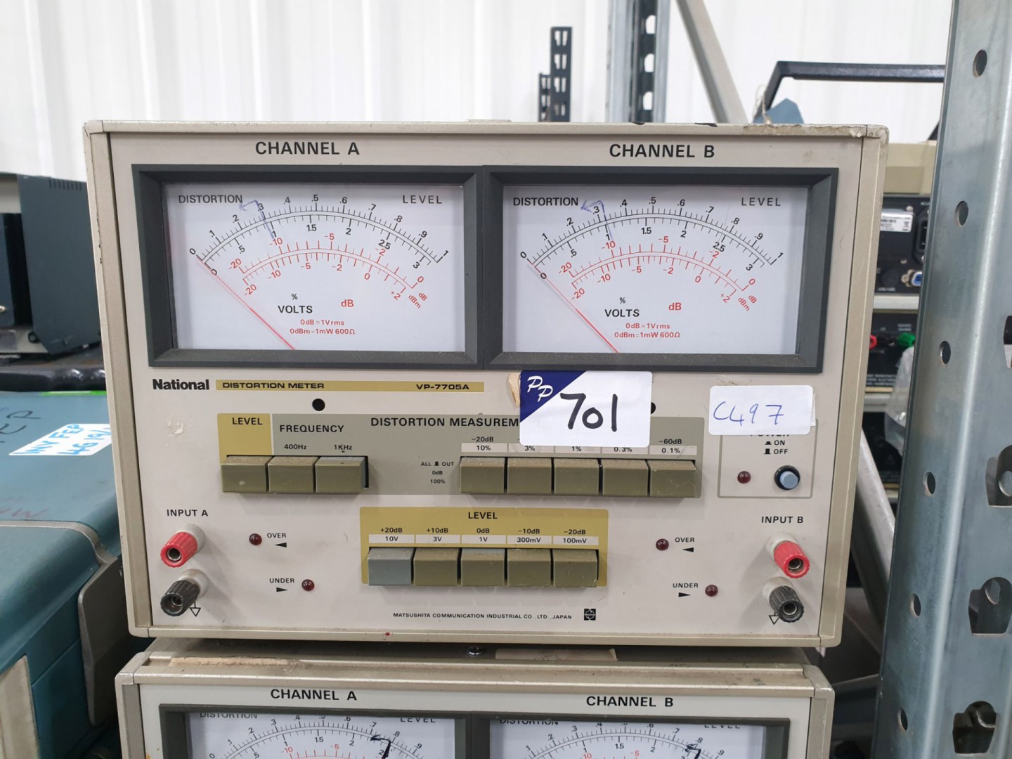 National VP 7705A distortion meter, 2 channel (C49...