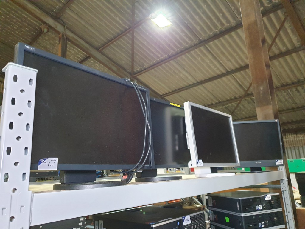 5x various monitors inc: NEC, Sony