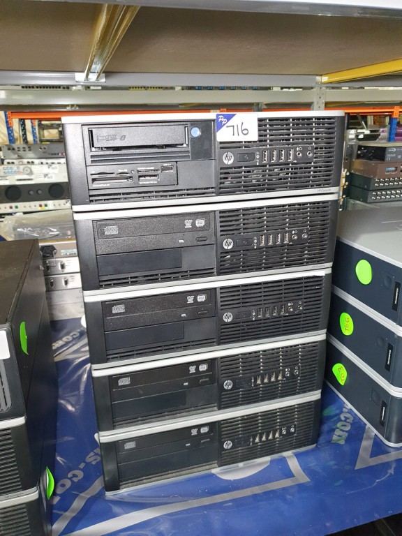 5x HP i5 Vpro work stations