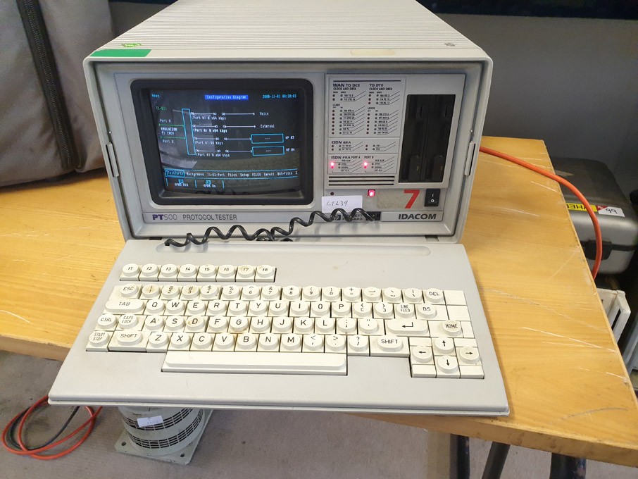 HP Idacom E4095B / PT500 protocol tester with keyb...