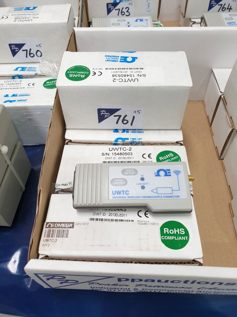 5x Omega UWTC-2 universal wireless thermocouple co...