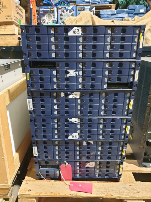6x rack type raid storage frames