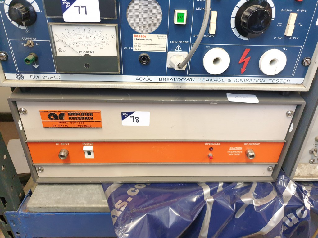 Amplifier Research 25W1000 RF amplifier, 1-1000MHz...