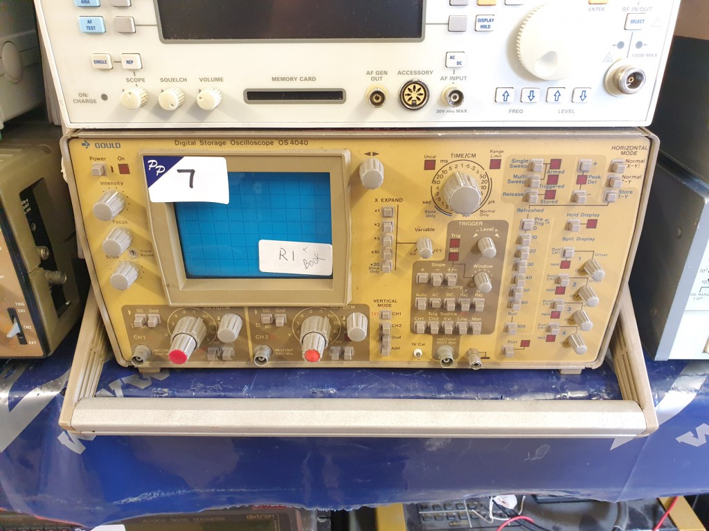 Gould OS4040 digital storage oscilloscope with man...