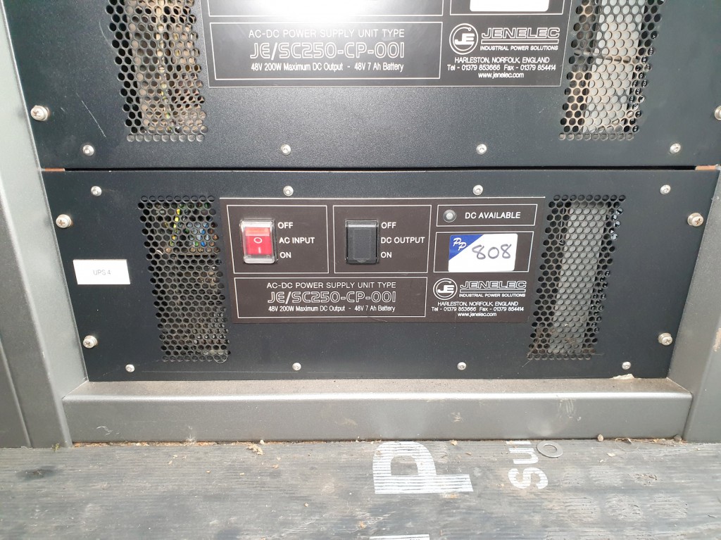 Jenelec JE/SC250-CP-001 AC/DC power supply