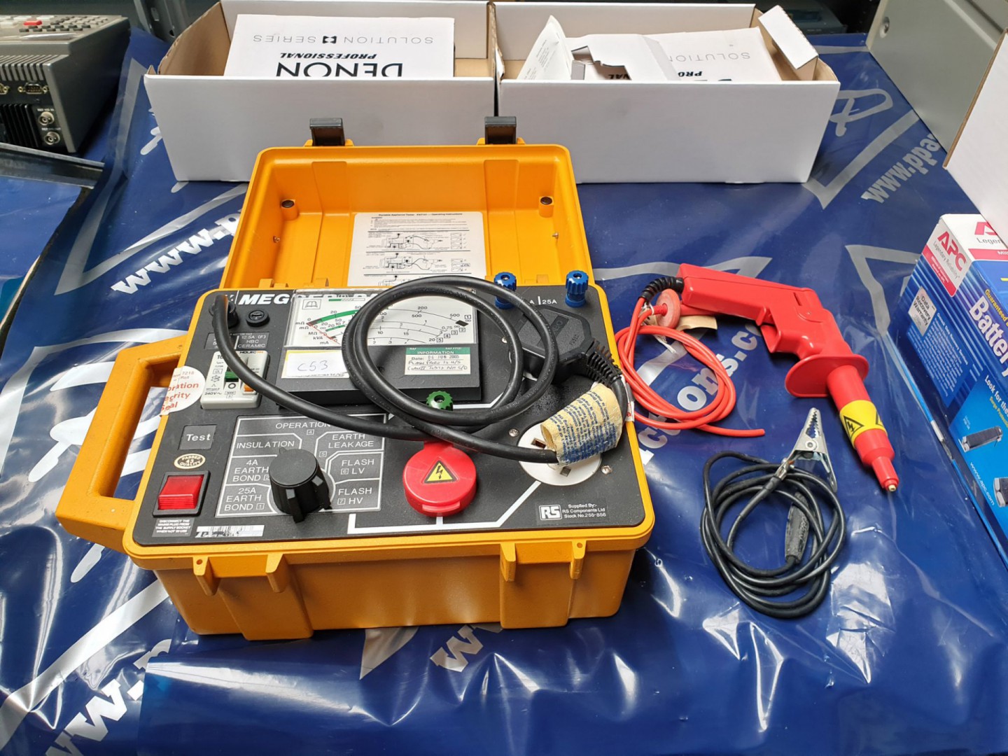 Megger PAT 101 portable appliance tester with lead...
