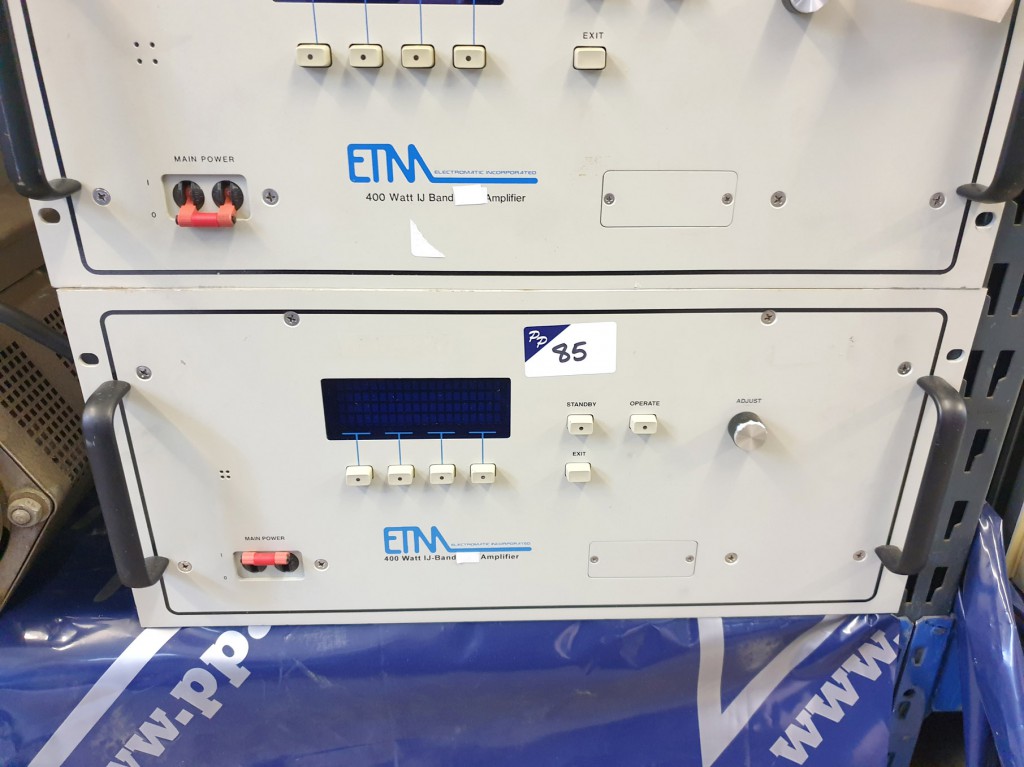 ETM electromatic inc: 400IJ 400W IJ band amplifier