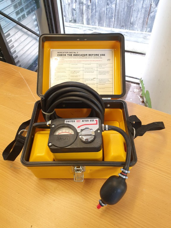 MSA 531A gas indicator - lot located at: PP Salero...