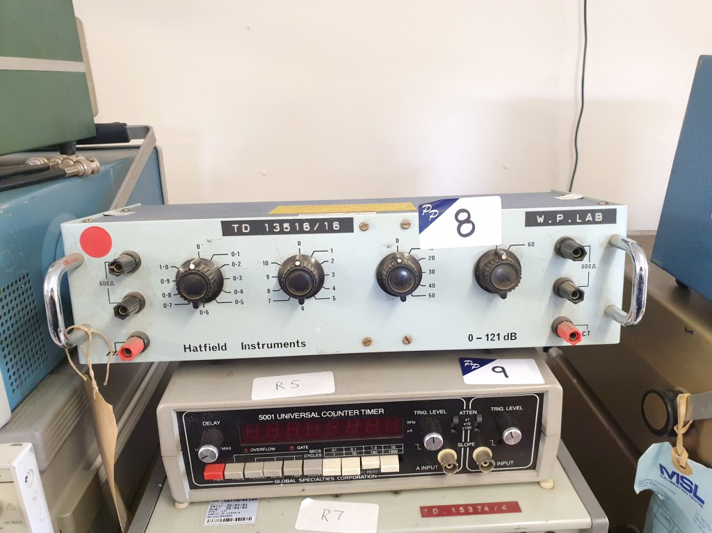 Hatfield attenuator, 0-121dB