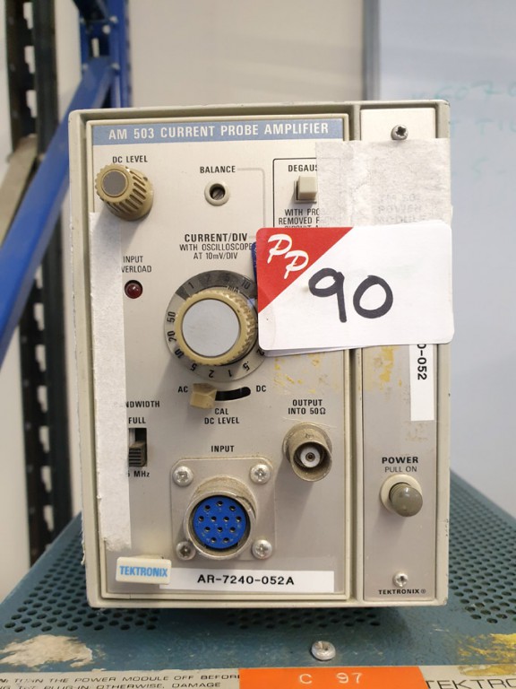 Tektronix TM501 & AM503 current probe amplifie...
