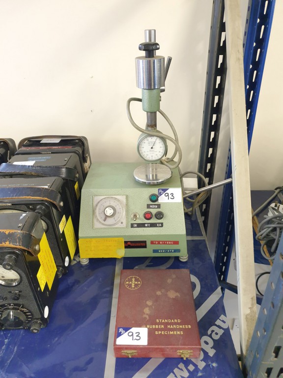 Rapra Standard rubber hardness specimens, Bareiss...