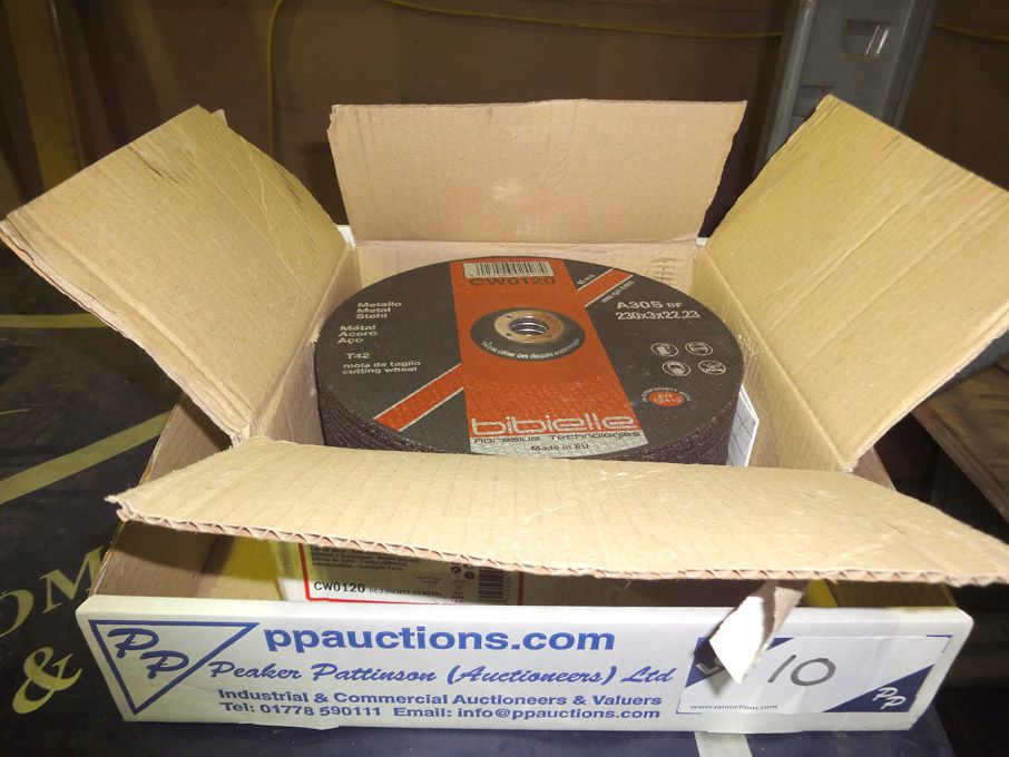 Bibielle CWO120 metal cut off discs, 230x3x22mm...