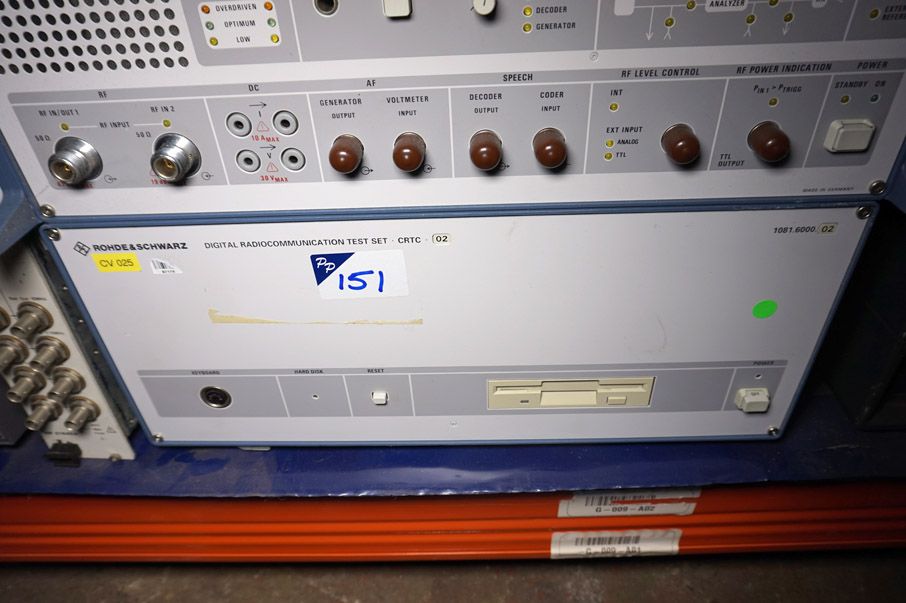 Rohde & Schwarz CRTC02 1081.6000.02 digital radio...