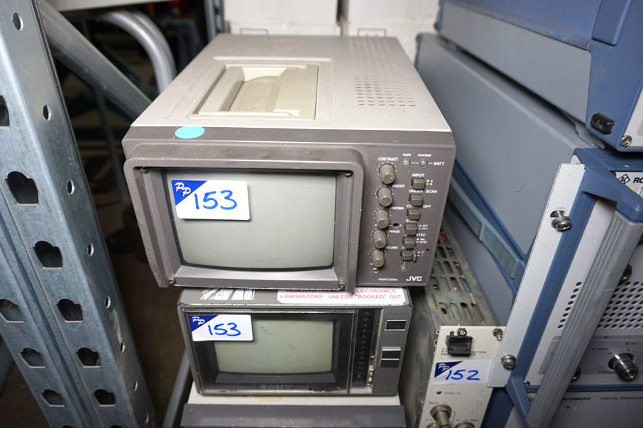 JVC professional monitor, Sony KV-6000BE colour te...